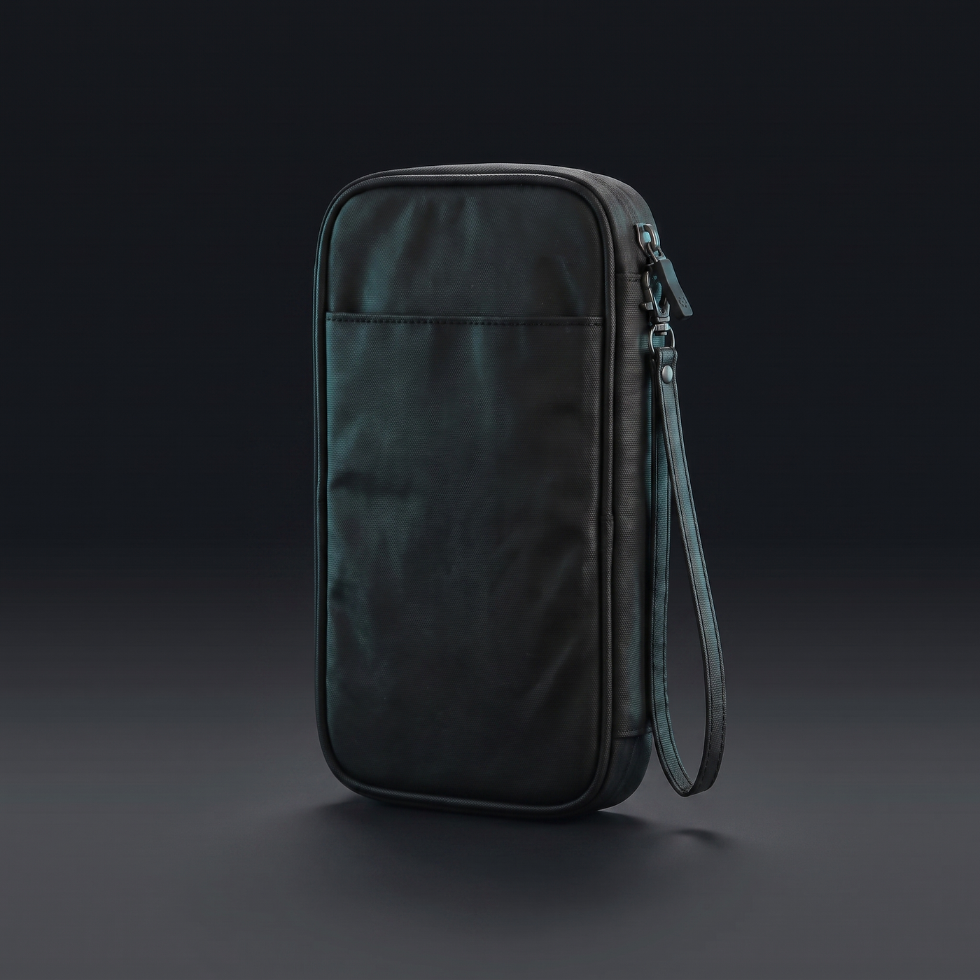 Pochette de voyage Voyra — vue arrière avec dragonne